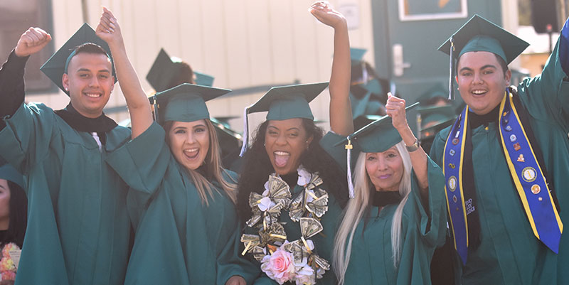 Students celebrate graduation