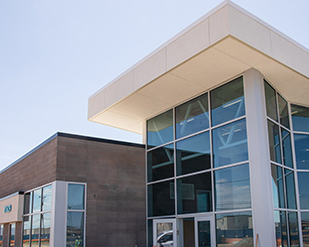 School of Public Safety Building front entrance