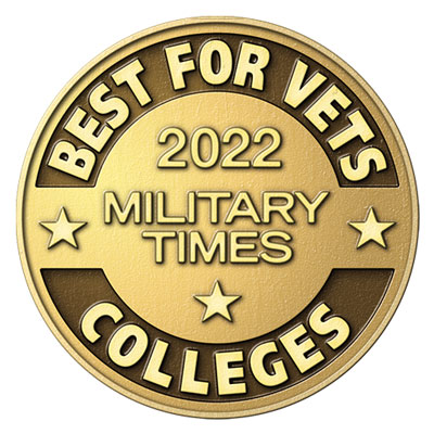 Named as a Best for Vets: Colleges for 2022 by Military Times