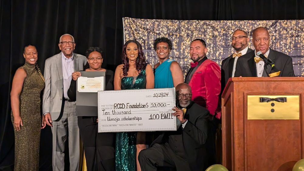 100 BMIE donates $10K to support RCCD Umoja students.