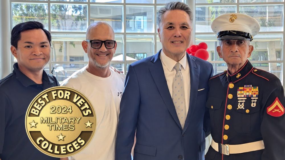 MVC Student Veteran Albert Rabanes with Congressman Mark Takano, 39th Congressional District of California.