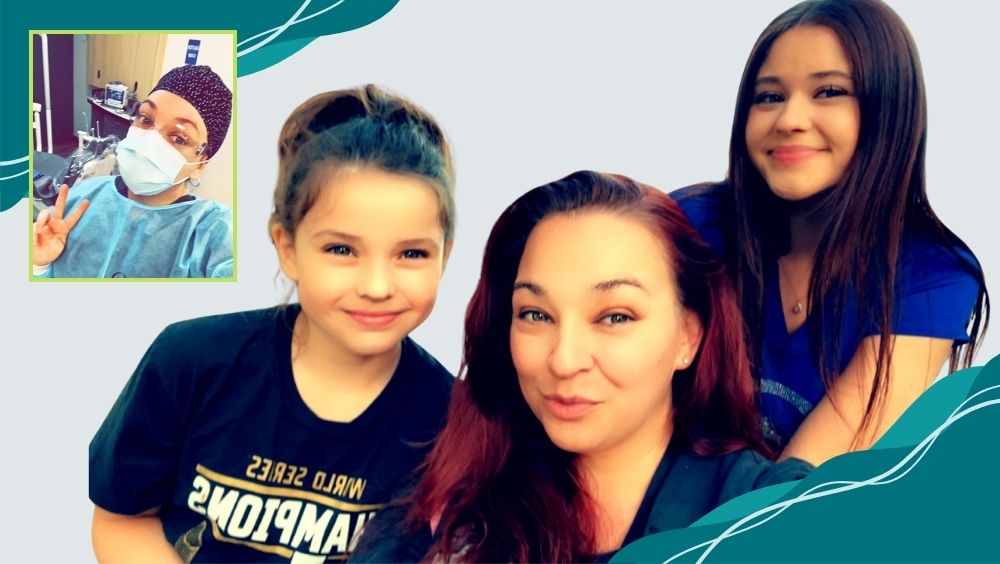 Sabrina Lopez and her kids