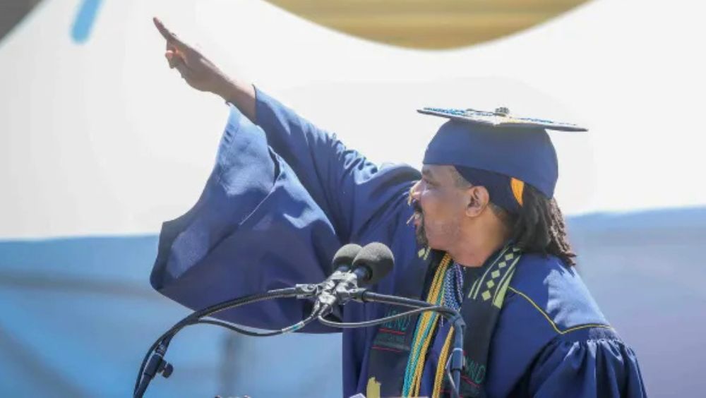 Charles Long at his UC Berkeley graduation