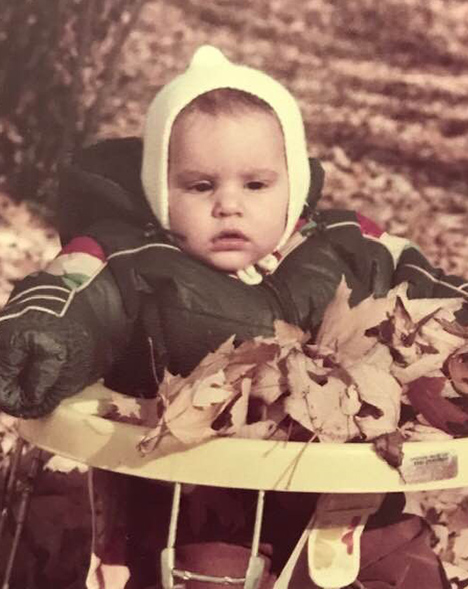 Dr. Felton as a young child