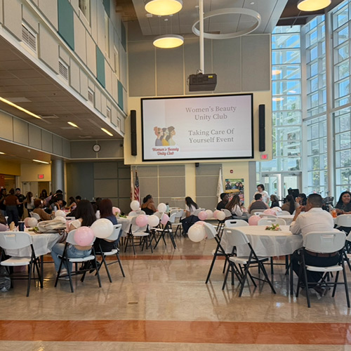 Women's Beauty Unity club self-care event